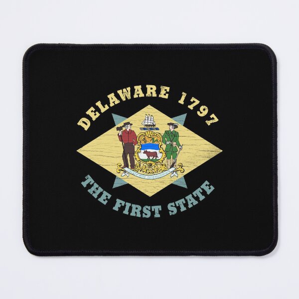 Item preview, DELAWARE 1797 THE FIRST STATE FLAG designed and sold by Madjack Tees Kiwi SuperStore.