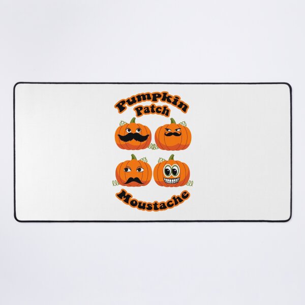 Item preview, Pumpkin Patch Moustache Cute Funny Happy Hallowe'en Thanksgiving Movember Veggie Humour Pumpkins designed and sold by H3designs.