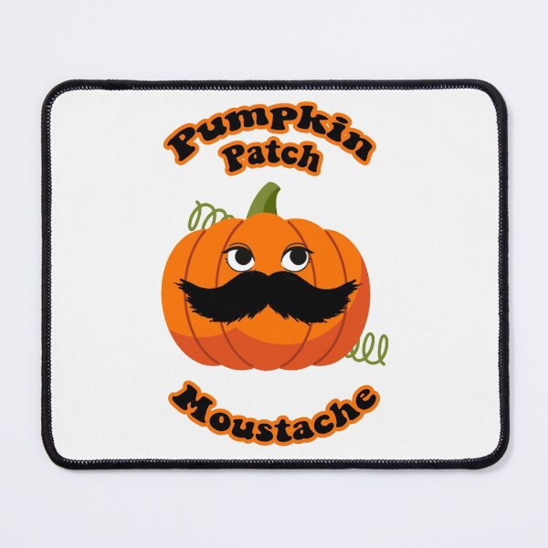 Item preview, Pumpkin Patch Moustache Cute Funny Happy Hallowe'en Thanksgiving Movember Veggie Humour Pumpkin designed and sold by H3designs.
