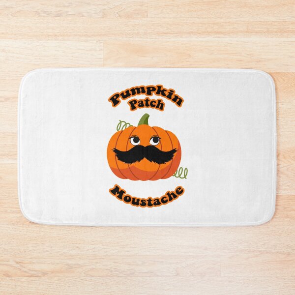Item preview, Pumpkin Patch Moustache Cute Funny Happy Hallowe'en Thanksgiving Movember Veggie Humour Pumpkin designed and sold by H3designs.