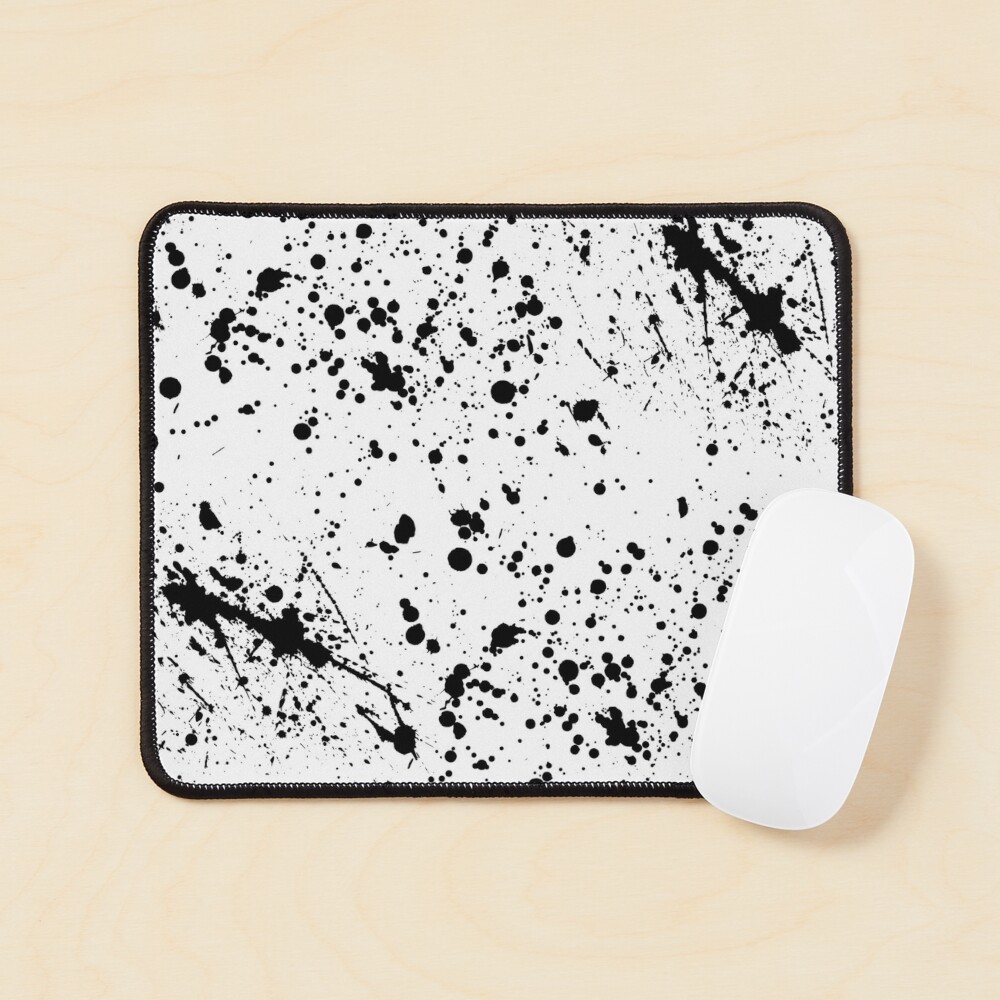 Black Paint Splatter Art Board Print for Sale by starrylite