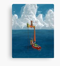 Wind Waker-Lone Ocean Canvas Print
