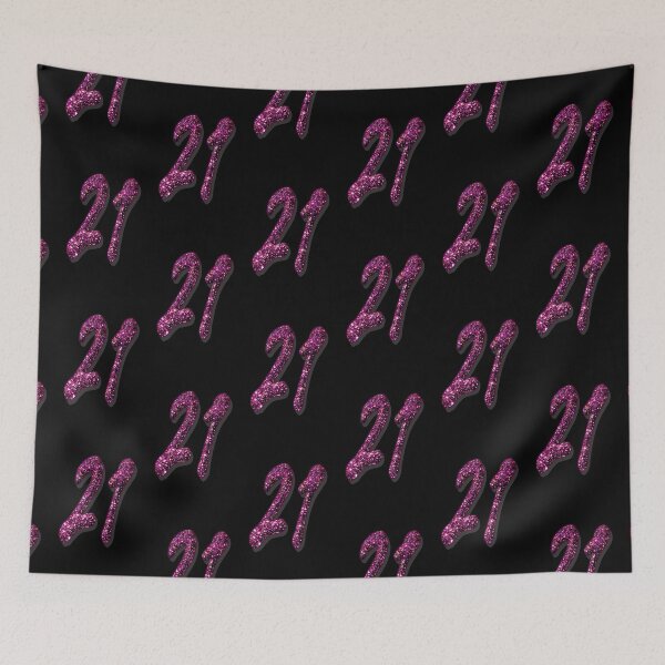 Item preview, Number twenty one for 21st birthday or anniversary numbers designed and sold by GlamourChick.