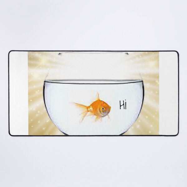hi fish Desk Mat