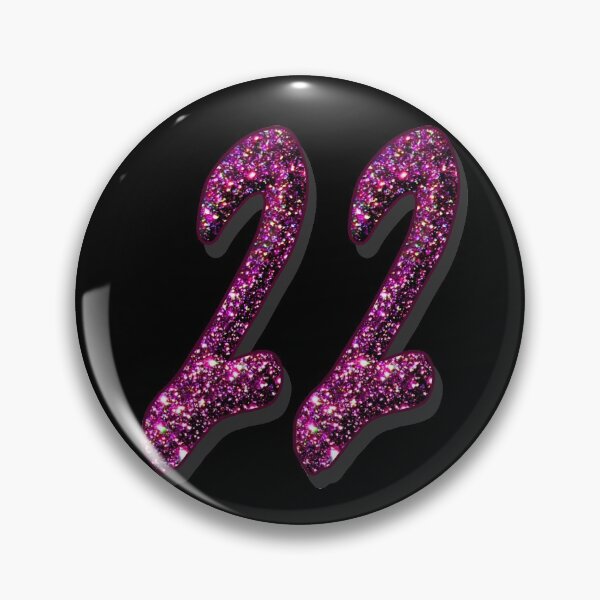 Item preview, twenty two number 22 for birthday and anniversary - numbers designed and sold by GlamourChick.