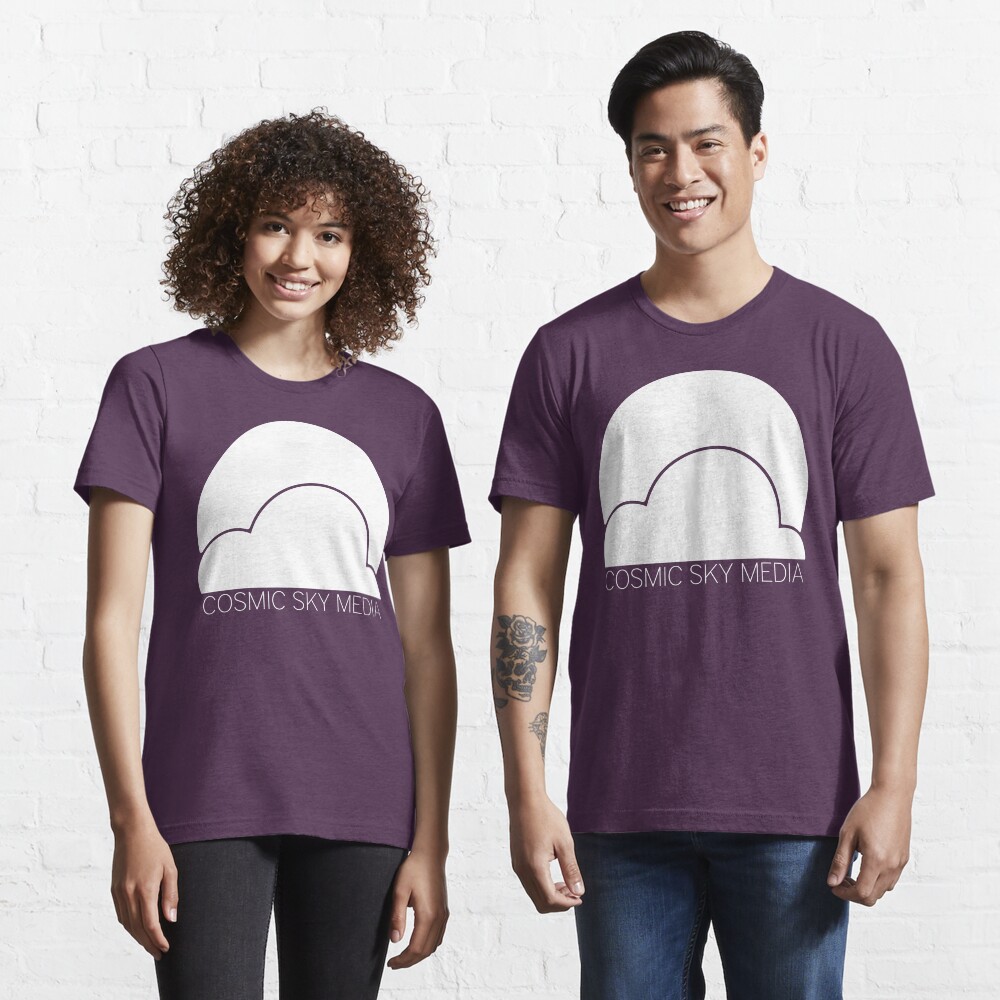 Cosmic Sky Media Logo (White) Essential T-Shirt