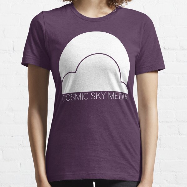 Cosmic Sky Media Logo (White) Essential T-Shirt