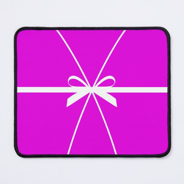 Item preview, Bow present skinny waist belt in hot pink background designed and sold by SueKnox.