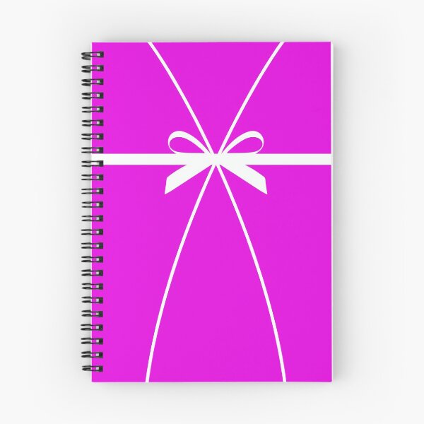 Item preview, Bow present skinny waist belt in hot pink background designed and sold by SueKnox.