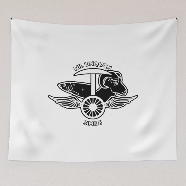 Item preview, Nil Unquam Simile - Slogan, B&W designed and sold by KBY30.