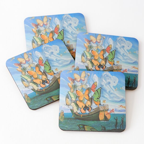 Item preview, salvador dali ship with butterfly sails designed and sold by mary-cockrell.