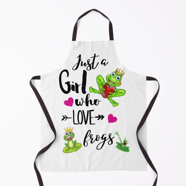 Item preview, Just A Girl Who Loves Frogs designed and sold by Preety Padhiyar.