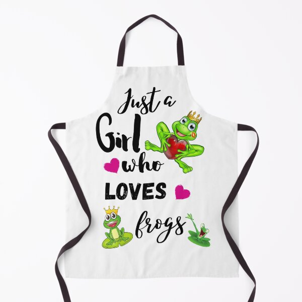 Item preview, Just A Girl Who Loves Frogs designed and sold by Preety Padhiyar.