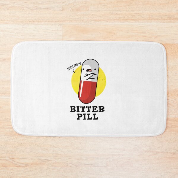 Item preview, Bitter Pill Funny Medicine Puns  designed and sold by punnybone.