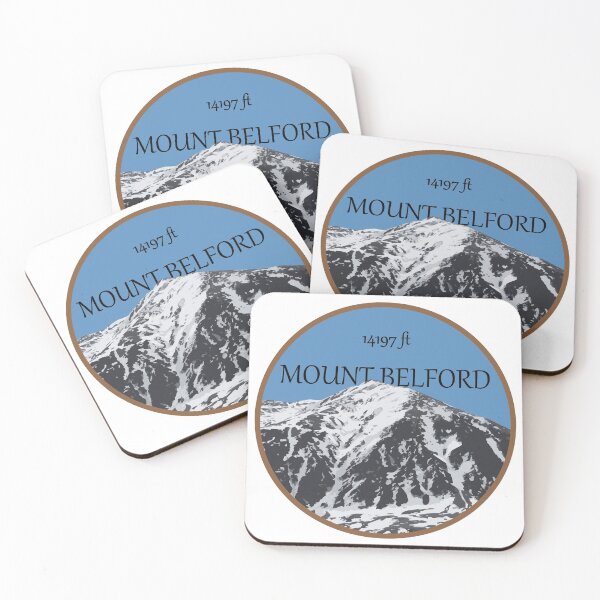 Item preview, Mount Belford illustration designed and sold by scrossdesigns.