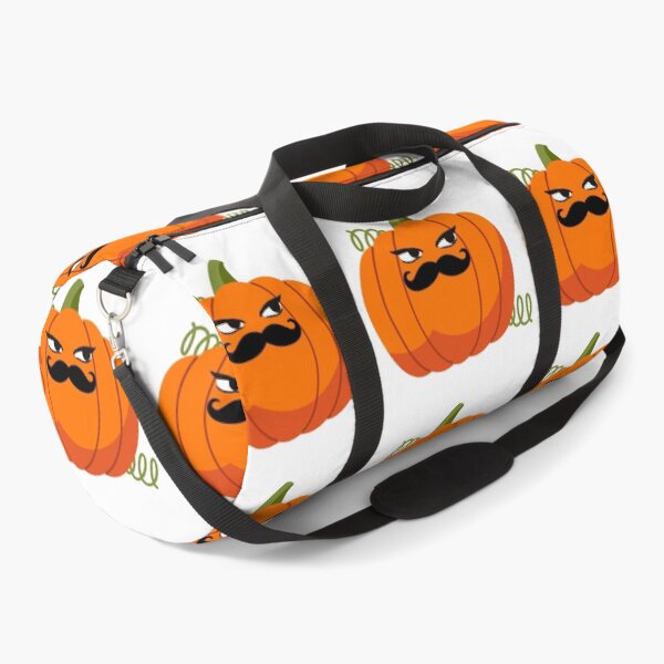 Item preview, Jack O'Lantern Moustache Cute Funny Happy Hallowe'en Thanksgiving Movember Veggie Humour Pumpkin designed and sold by H3designs.