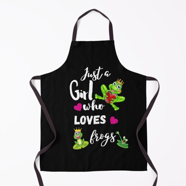 Item preview, Just A Girl Who Loves Frogs designed and sold by Preety Padhiyar.