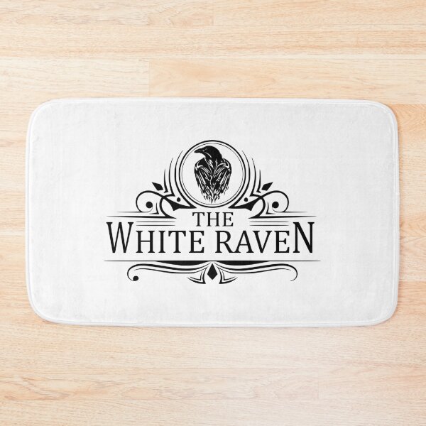 Item preview, Crescent City White Raven Nightclub emblem simple black designed and sold by GinaBirki.