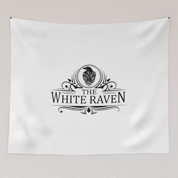 Item preview, Crescent City White Raven Nightclub emblem simple black designed and sold by GinaBirki.