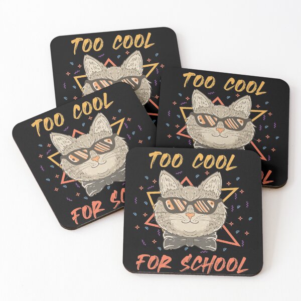 Item preview, Too Cool For School Cat designed and sold by Daluyong.