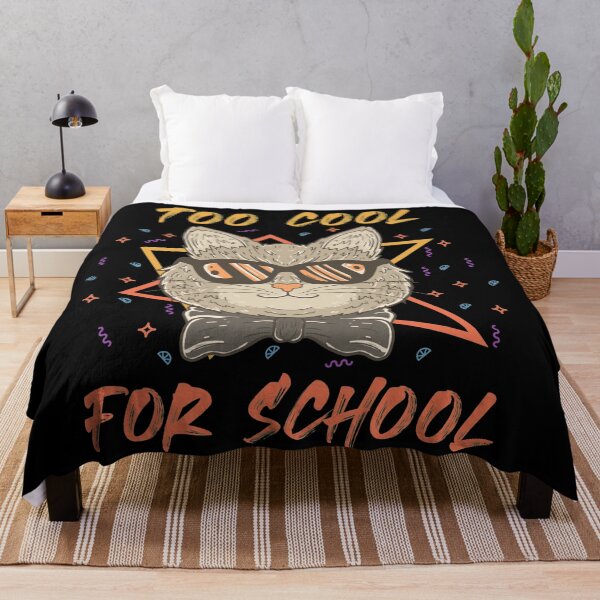 Item preview, Too Cool For School Cat designed and sold by Daluyong.