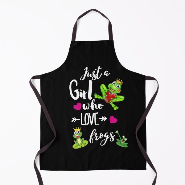 Item preview, Just A Girl Who Loves Frogs designed and sold by Preety Padhiyar.