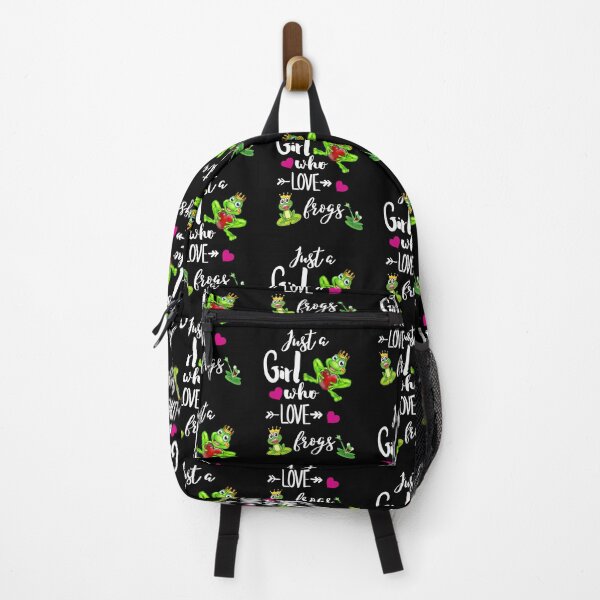 Item preview, Just A Girl Who Loves Frogs designed and sold by Preety Padhiyar.