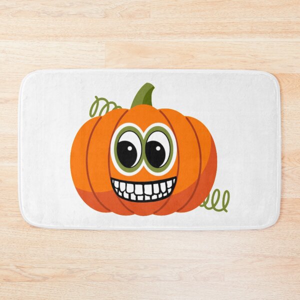 Item preview, Jack O'Lantern Creepy Grinning Cute Funny Happy Hallowe'en Thanksgiving Veggie Humour Pumpkin designed and sold by H3designs.