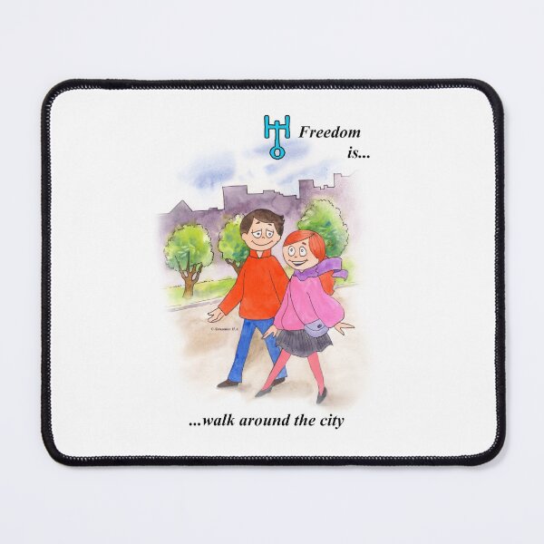 Item preview, Freedom is... walk around the city designed and sold by irishkalia.