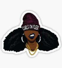 Curls on FLEEK Sticker