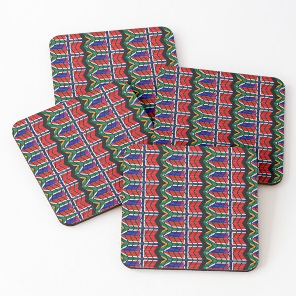 Item preview, South Africa Norway chevrons (CLEAN) designed and sold by SolidEarthArt.