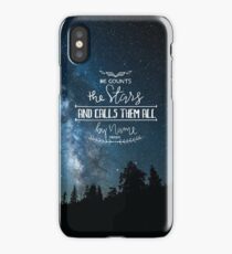 He Counts The Stars And Calls Them All By Name Psalm 147:4 iPhone Case