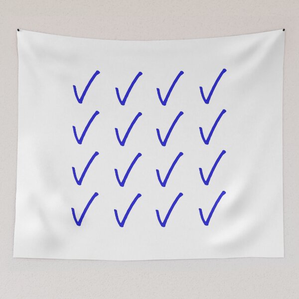 Item preview, Small Blue Check Mark Symbol 16 pack designed and sold by Loving-school.