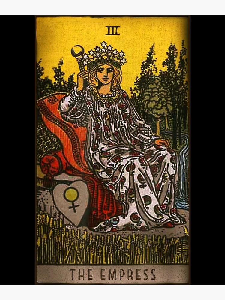 "The Empress Tarot Card Number 3" Poster for Sale by HadarAbraham