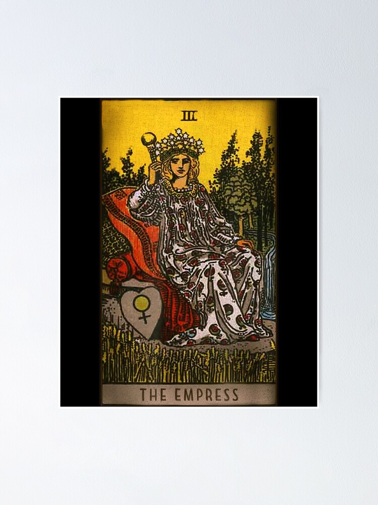 "The Empress Tarot Card Number 3" Poster for Sale by HadarAbraham