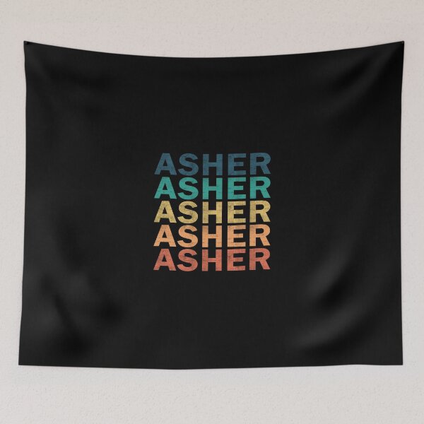 Item preview, Asher Name T Shirt - Asher Vintage Retro Asher Name Gift Item Tee designed and sold by enstacee75.
