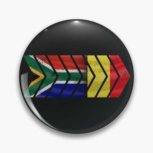 Item preview, South Africa Belgium chevrons (DISTRESSED) designed and sold by SolidEarthArt.