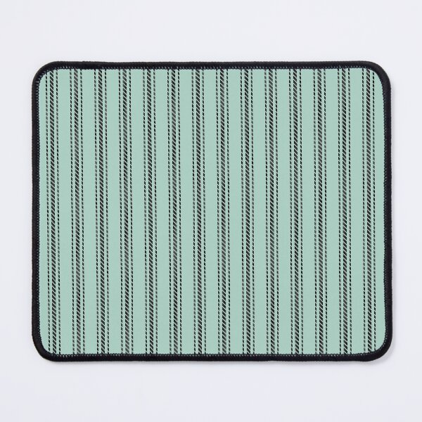 Item preview, Antique Mattress Ticking Stripe Sea Foam Aqua designed and sold by LoreliDesigns.