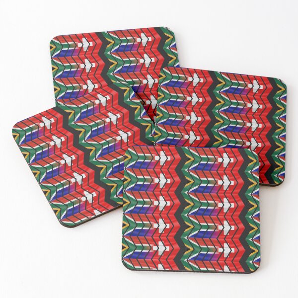 Item preview, South Africa Switzerland chevrons (CLEAN) designed and sold by SolidEarthArt.