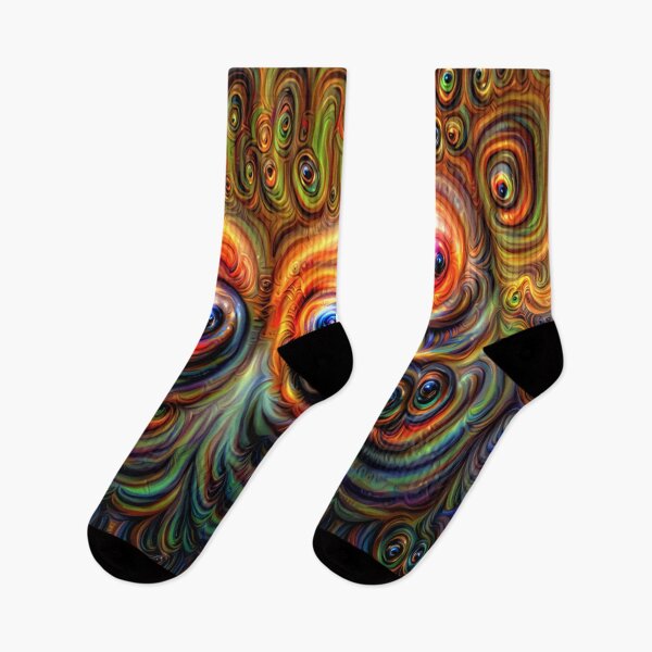 Item preview, trippy colourful orange design designed and sold by BelAnnGrey.