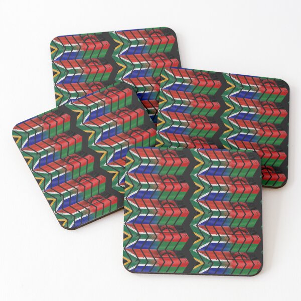 Item preview, South Africa Malawi chevrons (DISTRESSED) designed and sold by SolidEarthArt.