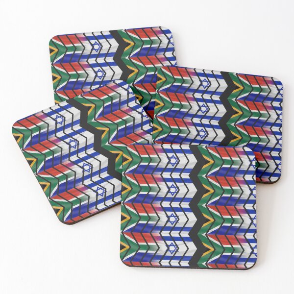 Item preview, South Africa Israel chevrons (CLEAN) designed and sold by SolidEarthArt.