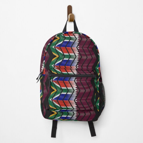 Item preview, South Africa Qatar chevrons (DISTRESSED) designed and sold by SolidEarthArt.