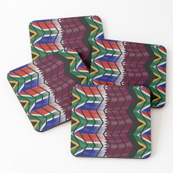 Item preview, South Africa Qatar chevrons (CLEAN) designed and sold by SolidEarthArt.