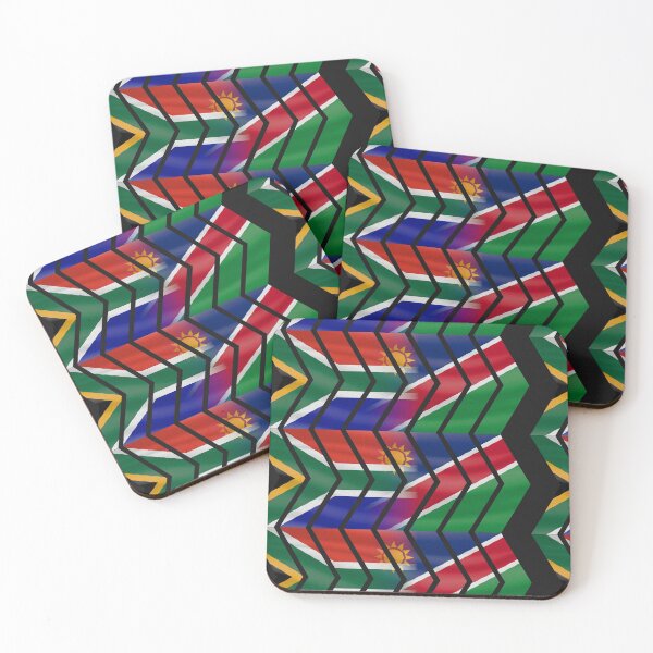 Item preview, South Africa Namibia chevrons (CLEAN) designed and sold by SolidEarthArt.