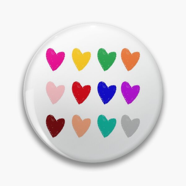 Item preview, Loona Group Colored Heart Print designed and sold by SapphicGrapphic .