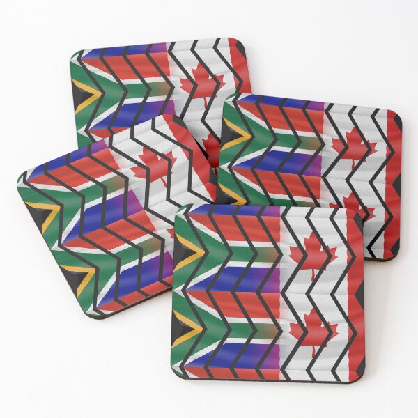 Item preview, South Africa Canada chevrons (CLEAN) designed and sold by SolidEarthArt.