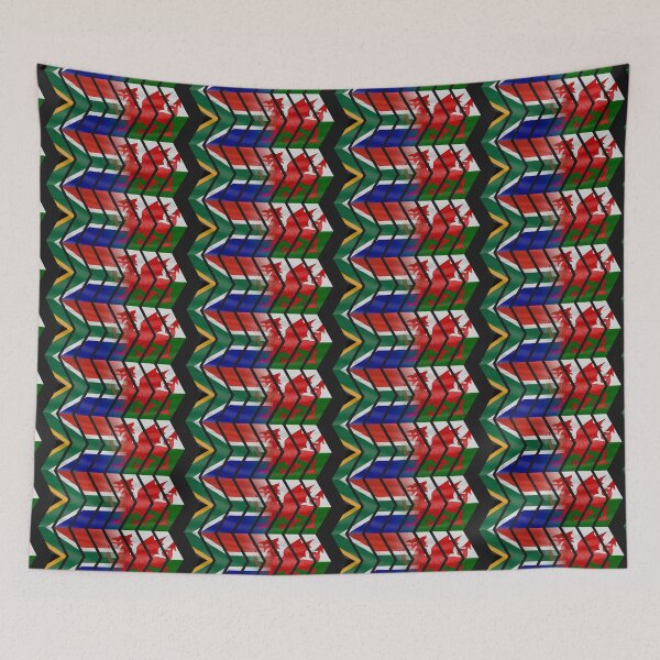 Item preview, South Africa Wales chevrons (CLEAN) designed and sold by SolidEarthArt.