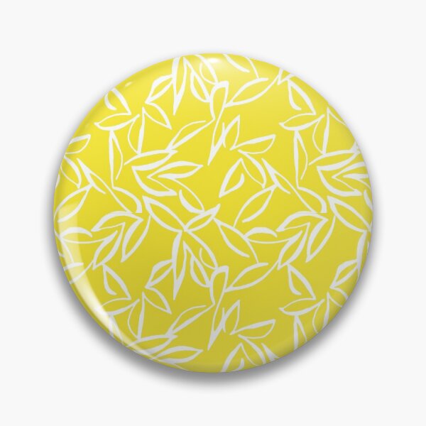 Item preview, White Leaves on Yellow designed and sold by JazzPWall.