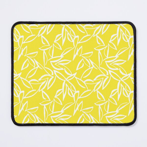 Item preview, White Leaves on Yellow designed and sold by JazzPWall.